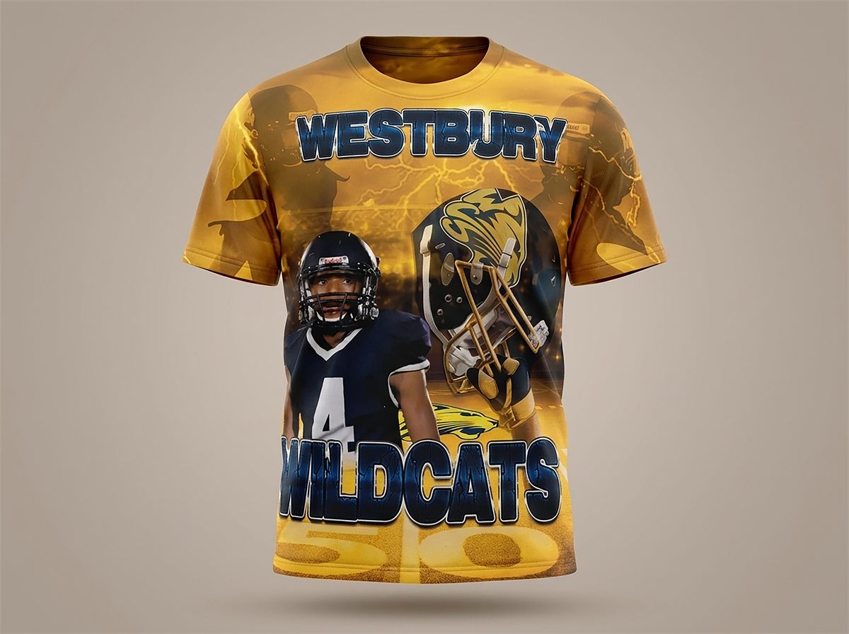 Westbury Wildcats sublimated custom tee